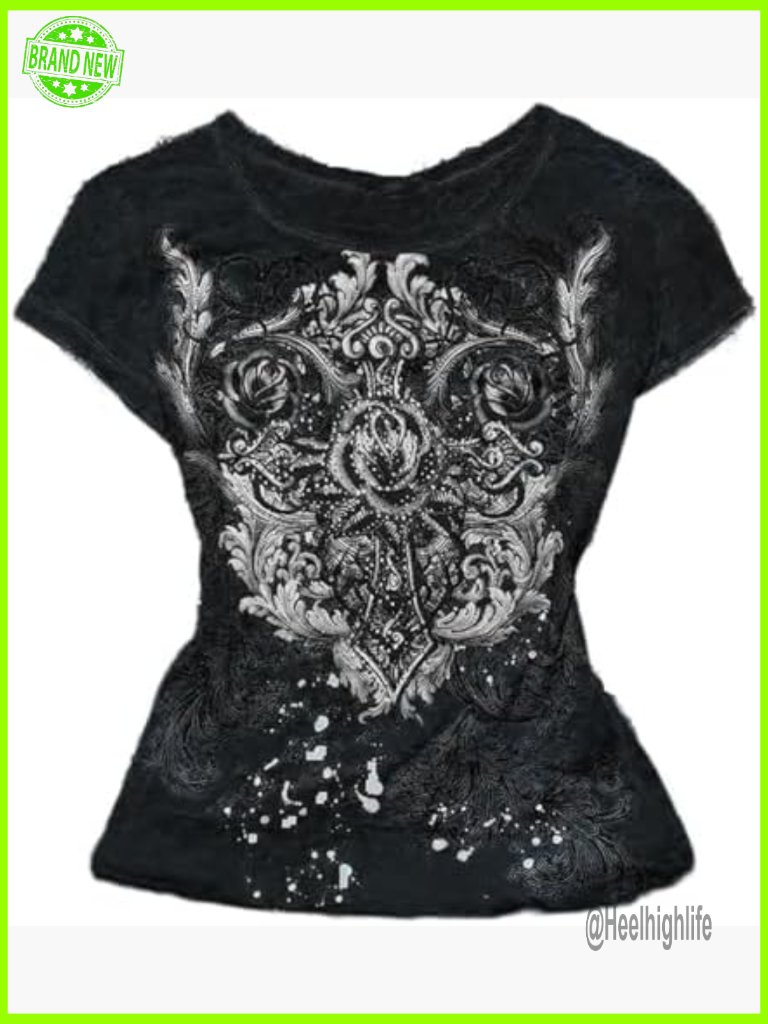 Y2k Emo Grunge T-Shirt Tee Vintage Harajuku Cutecore Indie Scene Top